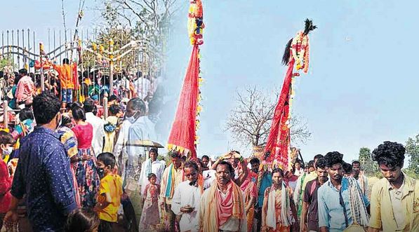 तेलंगाना कुंभ मेला: मेडारम के लिए निकल पड़े दूल्हे राजा पगिडिद्दराजू, शाम को होगा भव्य कार्यक्रम