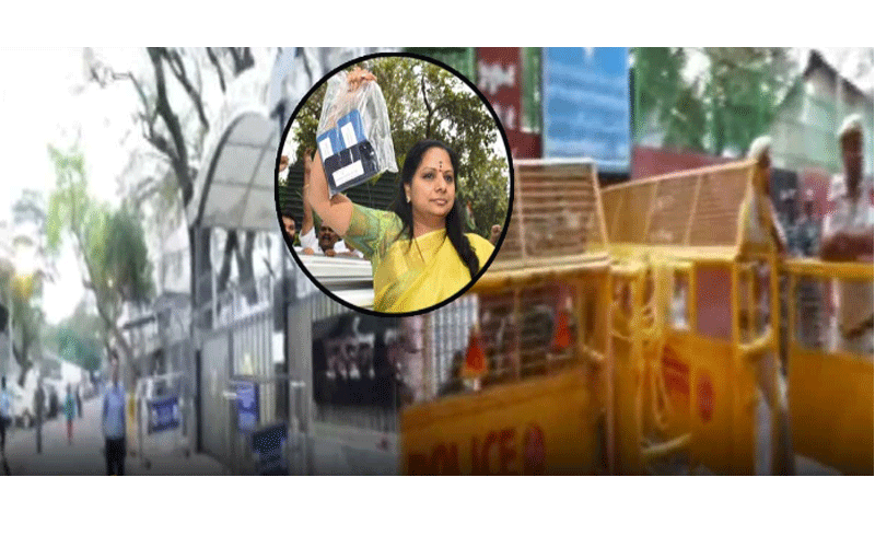 Delhi Liquor Scam : ईडी कार्यालय के पास महिला पुलिस, केंद्रीय बल बड़े पैमाने पर तैनात