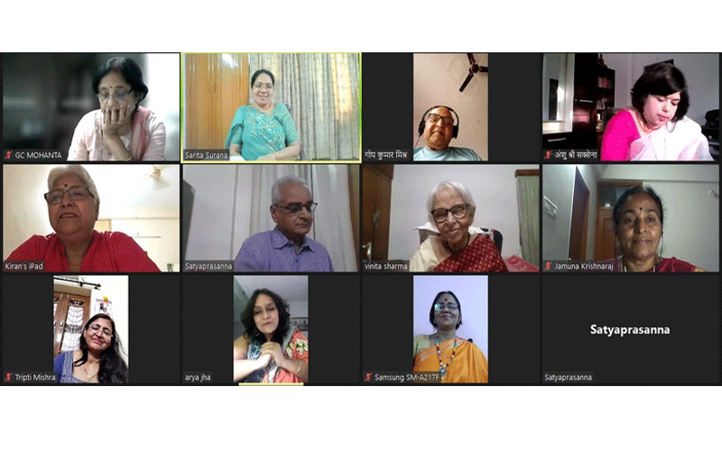 सूत्रधार संस्था के तृतीय वार्षिकोत्सव समारोह पर बहुभाषी कवि और प्रवासी भारतीय कवयित्री सम्मेलन