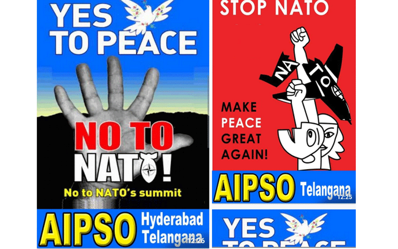 YES TO PEACE NO TO NATO Programme At War Tank @ Tank Bund