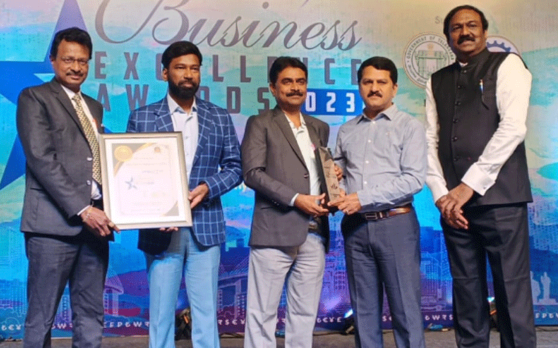 M/s EQIC Dies & Moulds Engineers Pvt Ltd Bags HyBiz TV’s Business Excellence Award
