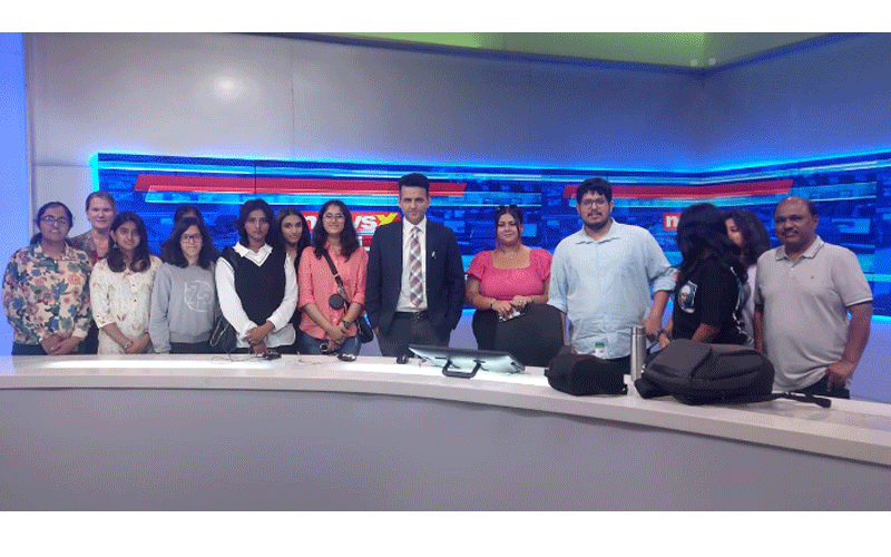 Woxsen Journalism Students Undertake A Six Day Industrial Visit To Delhi