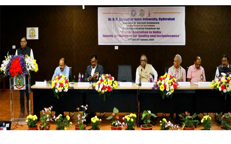Dr B R Ambedkar Open University Organised A Two-Day National Seminar On…