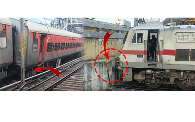 Train Accident: चारमीनार एक्सप्रेस ट्रेन पटरी से उतरी, पांच लोग घायल