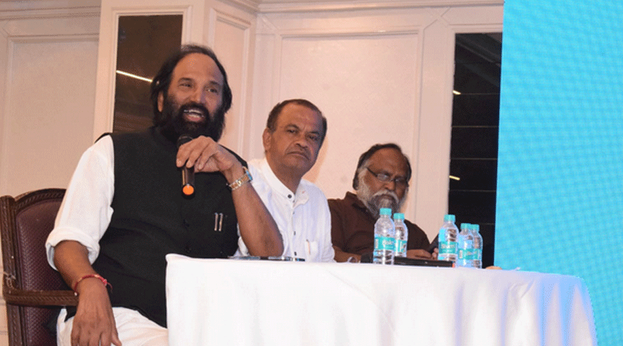 The Irrigation Minister Uttam Kumar Reddy Gave A Detailed PPT On The Krishna River Issues