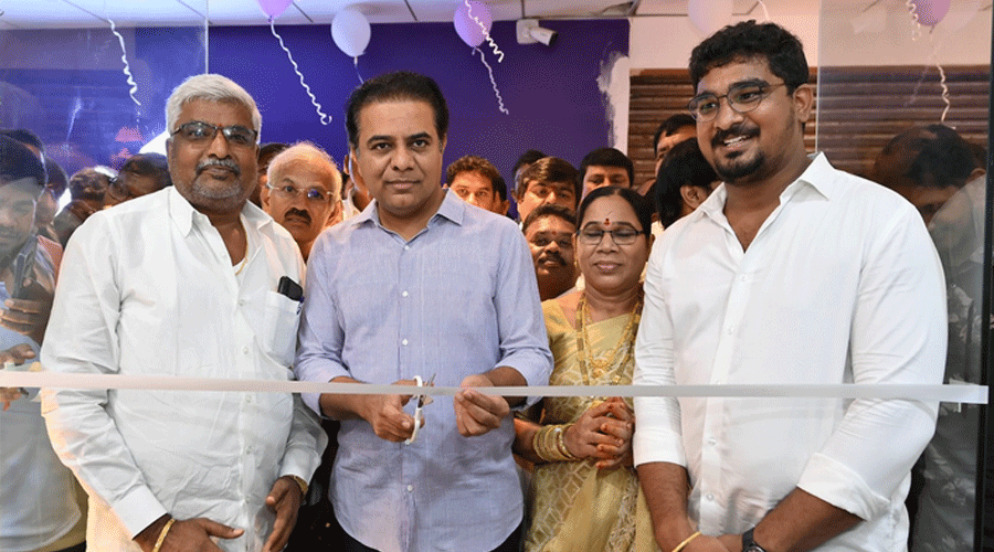 KT Rama Rao Inaugurates Dropit Premium Laundry Service In Hyderabad