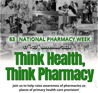 63వ జాతీయ ఫార్మసీ సప్తాహం, Theme : THINK HEALTH-THINK PHARMACY