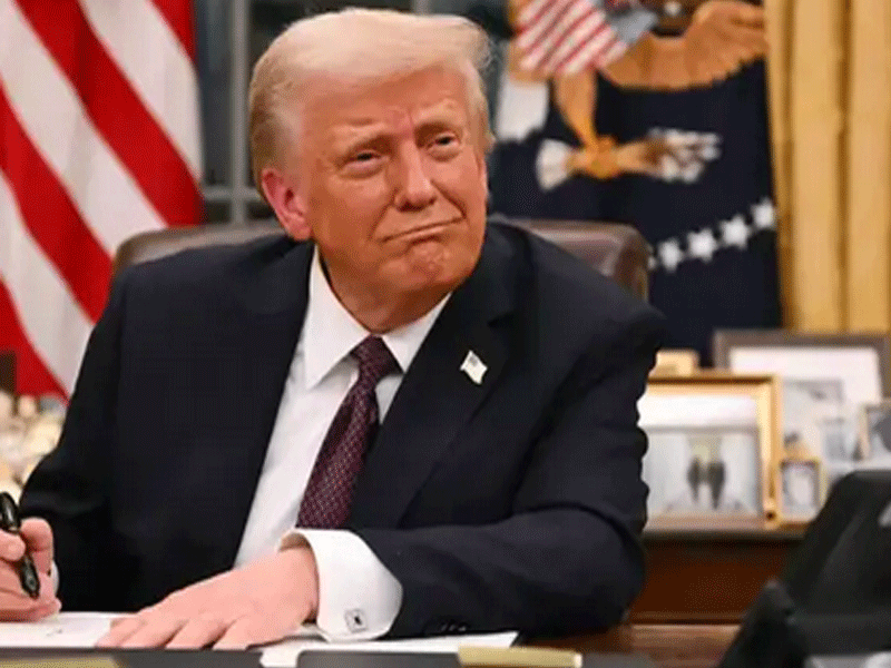 देर रात अमेरिकी राष्‍ट्रपति डोनाल्‍ड ट्रंप का बड़ा ऐलान, चीन को छोड़ सभी देशों पर 90 दिन के लिए टैरिफ पर रोक