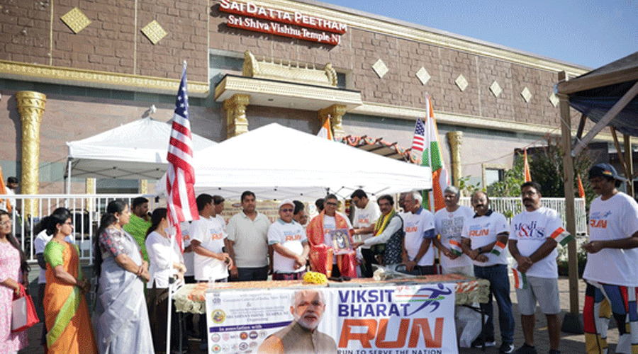 Edison (New Jersey): Viksit Bharat Run Showcases Love for the Motherland