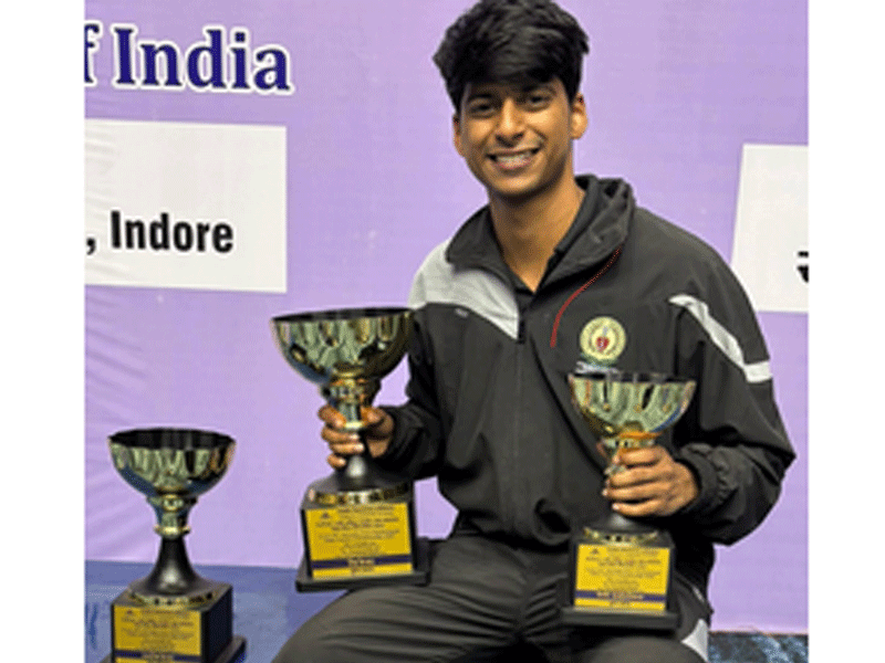Snehit Shines With A Triple Medal Haul At Inter-Institutional TT Championships, किया हैदराबाद का नाम रोशन