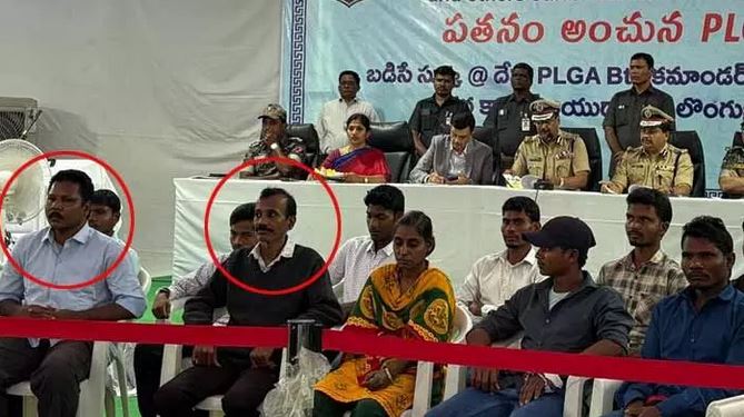 अटकलें हो गई सच, माओवादी बर्सी देवा, कंकणाला राजी रेड्डी तेलंगाना डीजीपी के सामने किया आत्मसमर्पण