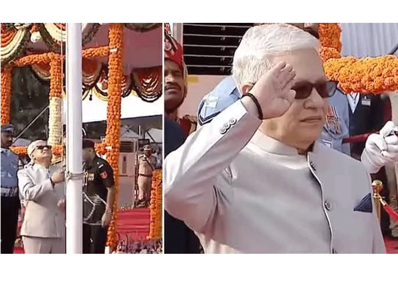 तेलंगाना में गणतंत्र दिवस का जश्न, गवर्नर जिष्णु देव वर्मा ने फहराया राष्ट्रीय ध्वज తెలంగాణలో గణతంత్ర దినోత్సవ వేడుకలు