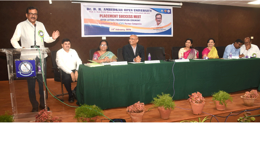 “అంబేద్కర్ విద్యార్థులు విద్యారత్నాలు” 64 మంది అభ్యర్థులకు జాబ్ ఆఫర్ లెటర్లు “BRAOU STUDENTS ARE GEMS”