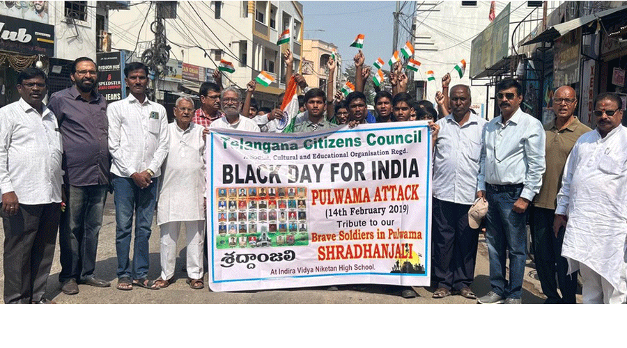 पुलवामा हमले में शहीद जवानों को ओल्ड सिटी (भाग्यनगर) के नागरिकों ने दी श्रद्धांजलि, मुख्य अतिथि ने बोले…