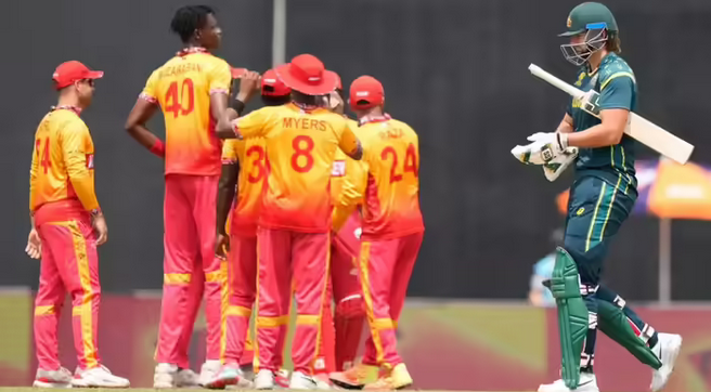 T20 World Cup 2026 : रोमांचक मुकाबले में जिम्बाब्वे ने ऑस्ट्रेलिया को हराया 23 रनों से हराया ఆస్ట్రేలియాపై జింబాబ్వే ఘన విజయం