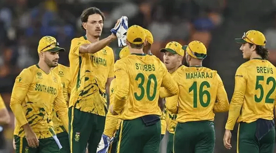 T20 World Cup 2026 : साउथ अफ्रीका ने टूर्नामेंट में जीत दर्ज की हैट्रिक, प्वाइंट्स टेबल में शीर्ष पर సౌతాఫ్రికా ఘన విజయం