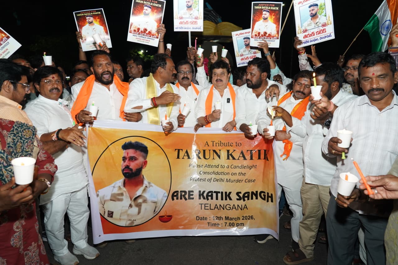 తరుణ్ కటిక్ హత్యను ఖండిస్తూ ట్యాంక్‌బండ్ వద్ద క్యాండిల్ మార్చ్, రాంచందర్ రావు మాట్లాడుతూ…