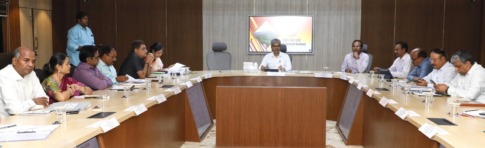 Sanjay Kumar Srivastava, General Manager, SCR holds Safety Review Meeting
